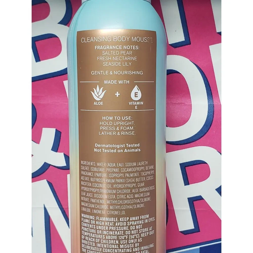 BBW Midsummer Dream Cleansing Body Mousse w. Aloe & Vitamin E